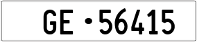 Truck License Plate